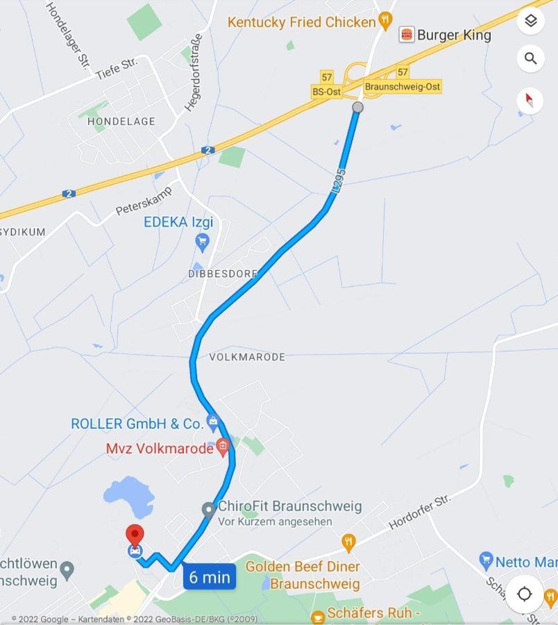 Uebernachtung An Der A2 Apartamento Braunschweig Exterior foto